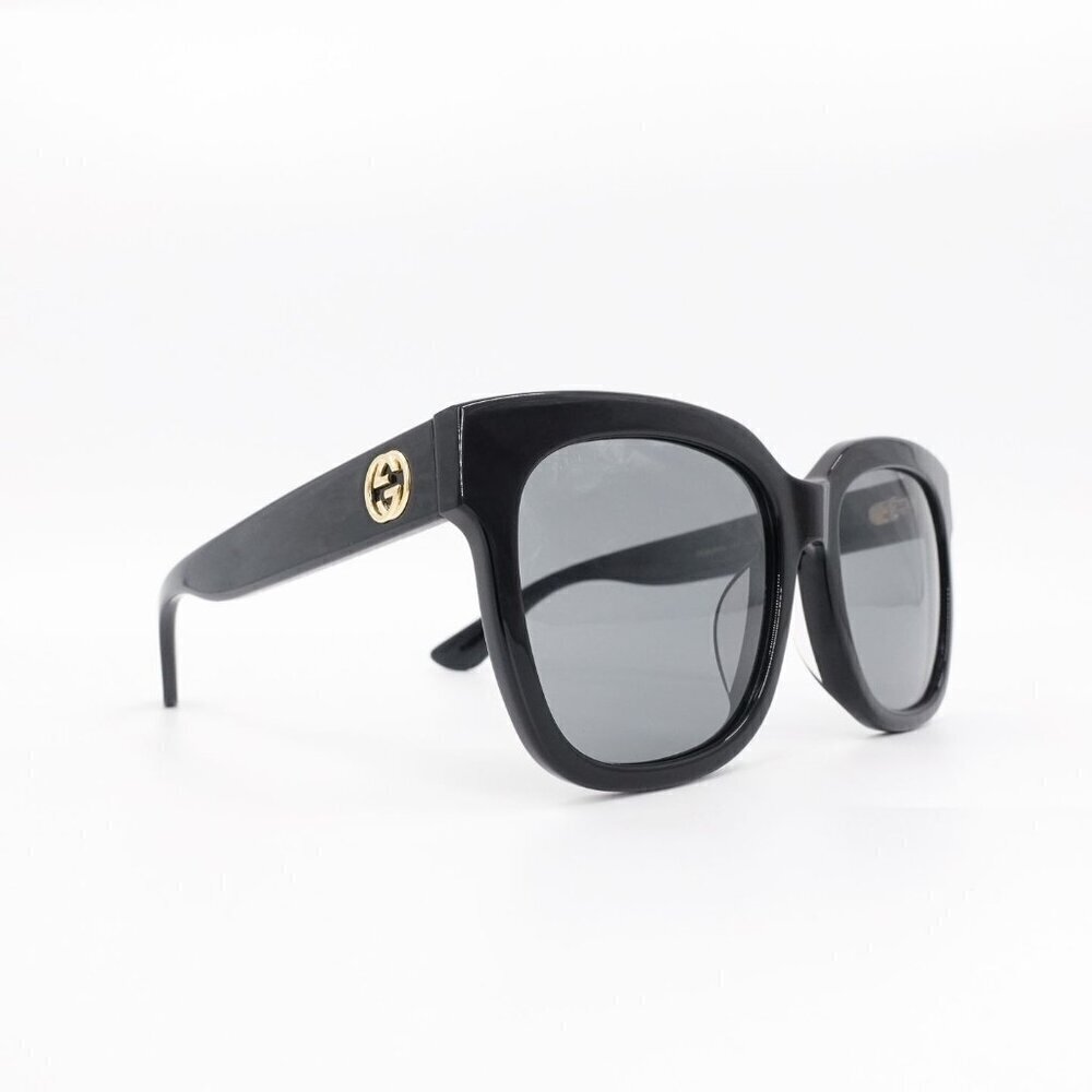 Gucci GG0034 Unisex Sunglasses Black Gray OS - Picture 2 of 15